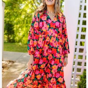 Floral Print Women's Dress